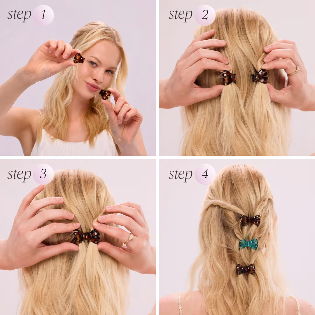 DAFNI KLIX  Tortouise Magnetic Claw Clips The Minimalist