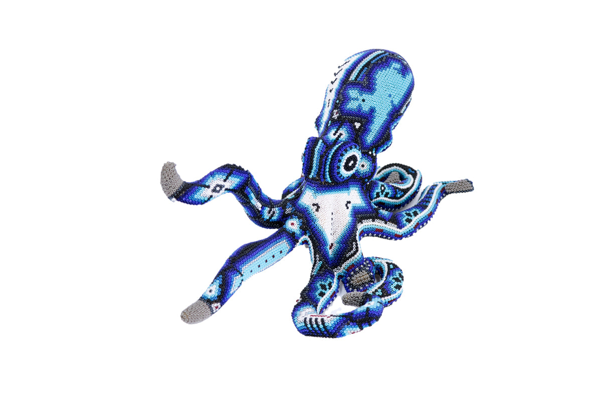 Pulpo – Obra de Arte Huichol