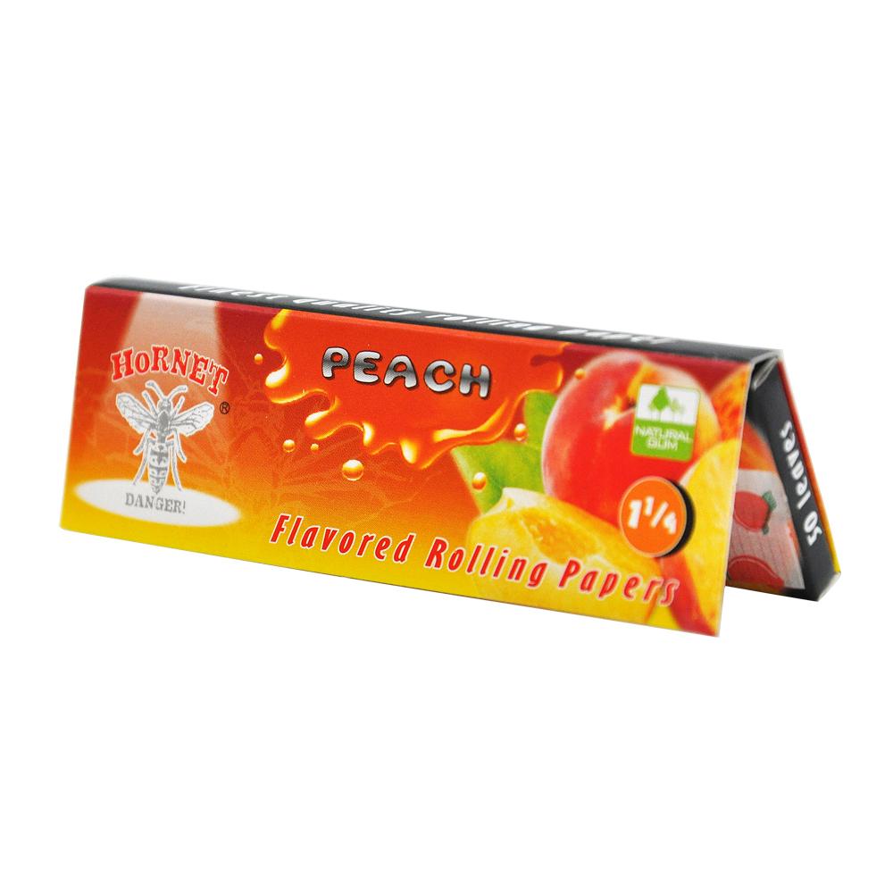 Hornet Peach Flavored Rolling Paper 5 Booklets