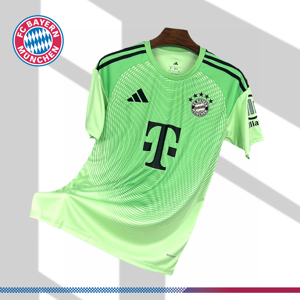 2025/2026 Bayern Munich Goalkeeper Green Football Shirt (Fan Edition)