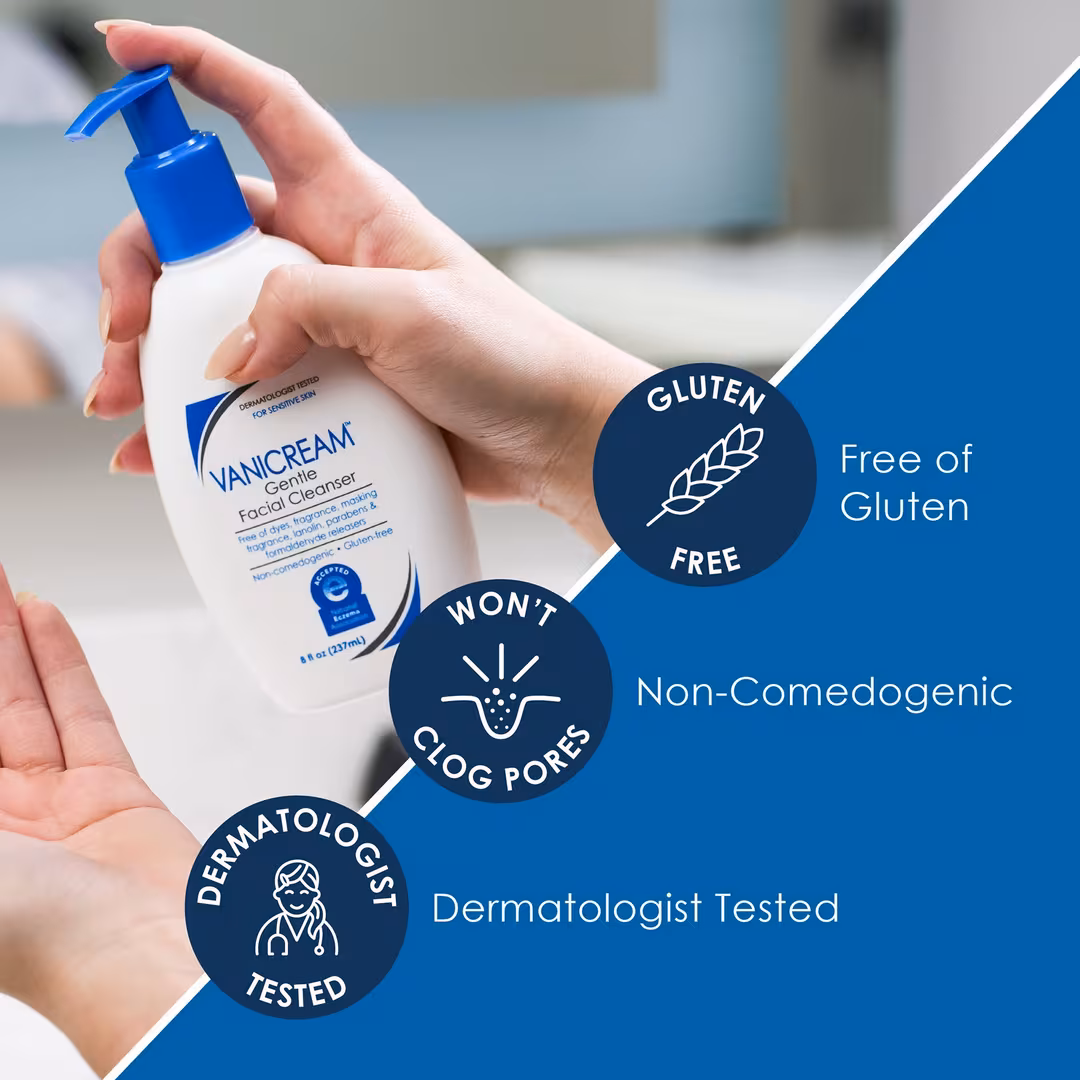 VANICREAM  Gentle Facial Cleanser for Sensitive Skin