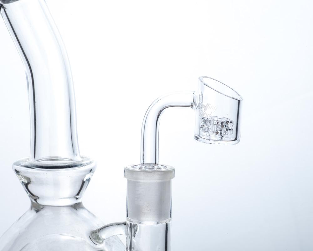 Puffing Birdâ„?Diamond Knot Quartz Banger