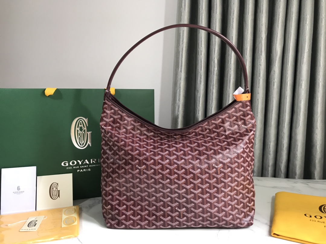 Goyard Boheme Urgundy Hobo Bag