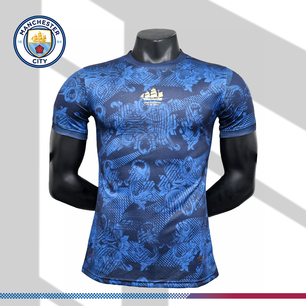 2024/2025 Manchester City Dragon Dark Edition Football Shirt (Player)