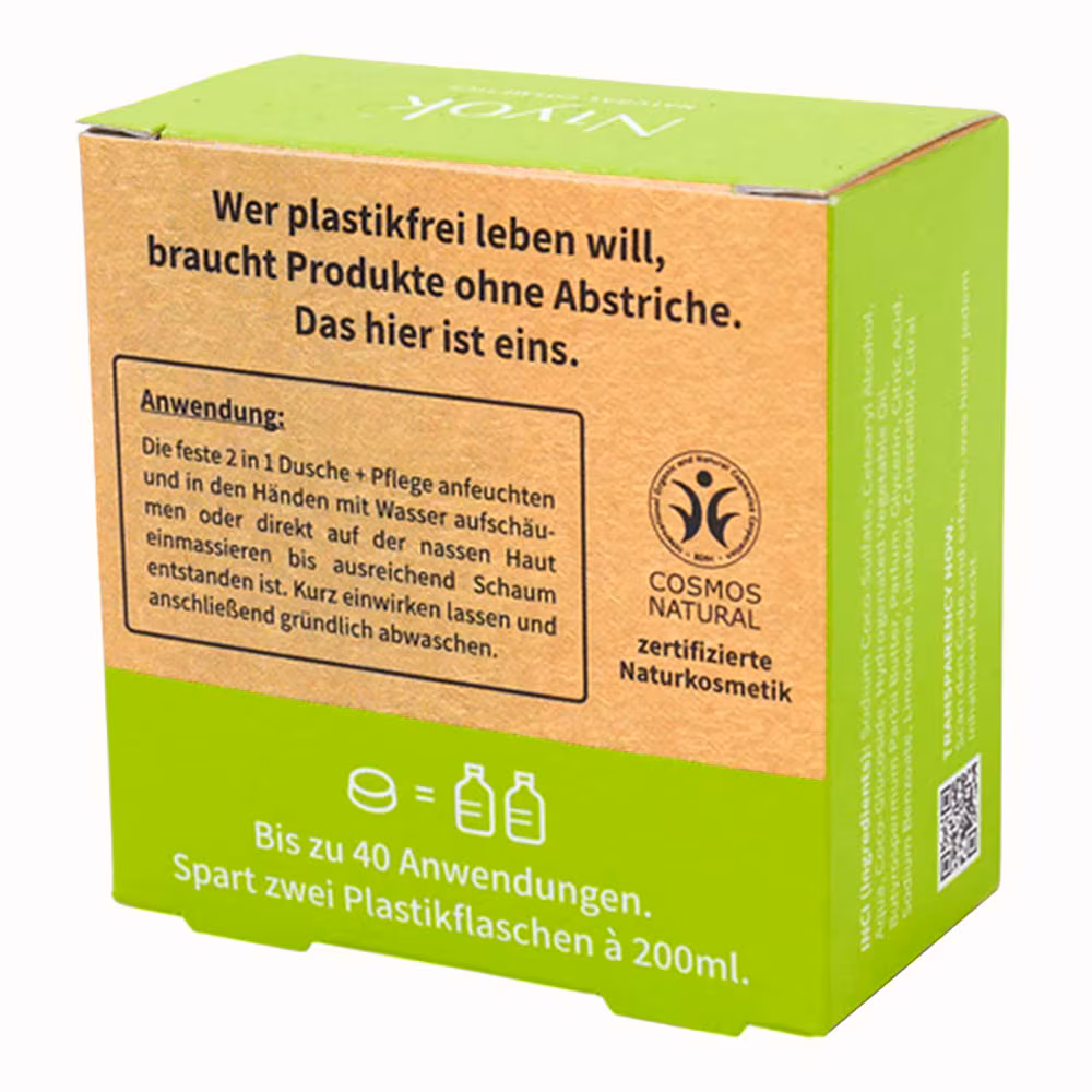 2in1 feste Dusche+Pflege - Green touch