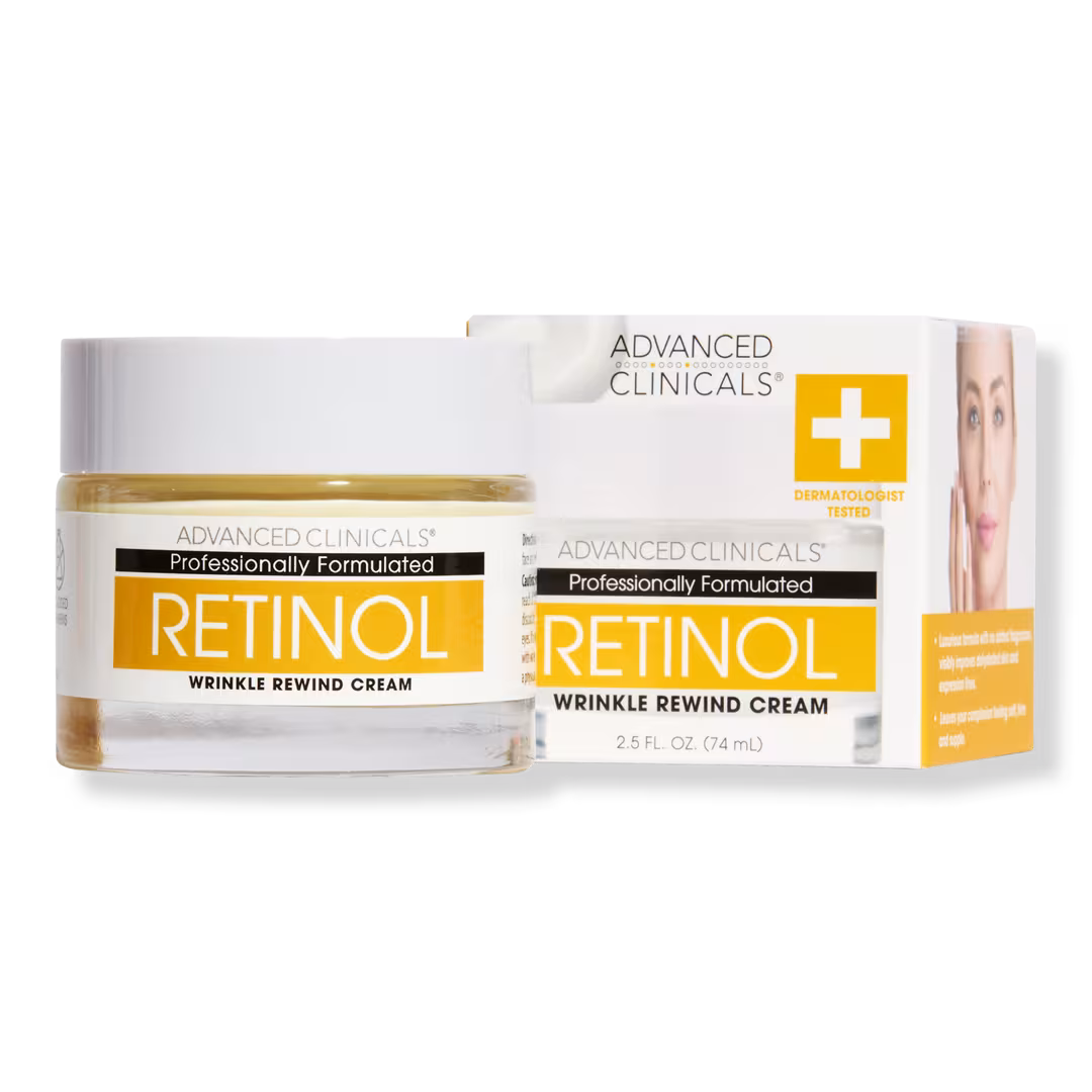 Advanced Clinicals  Retinol Wrinkle Rewind Face Cream