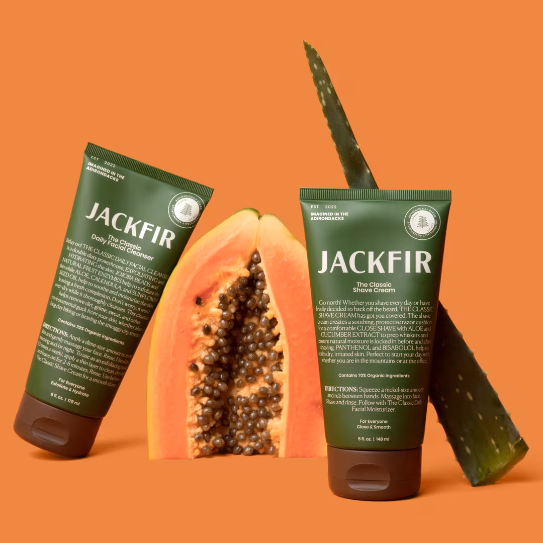 Jackfir  The Cleanser and Shave Cream Duo