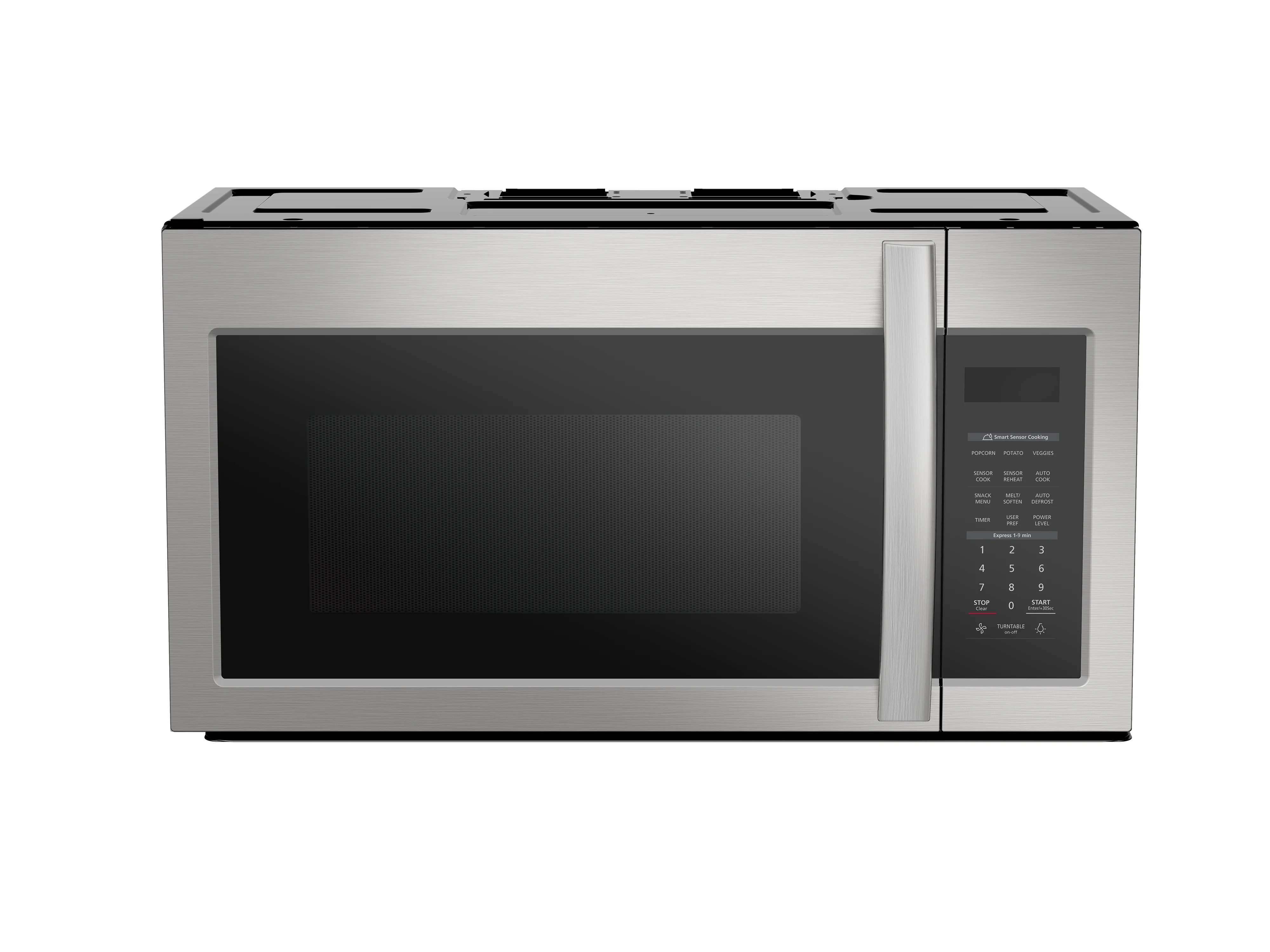 Black?�� 1.9 Cu Ft 16.40 in Over The Range Microwave Oven in Stainless Steel