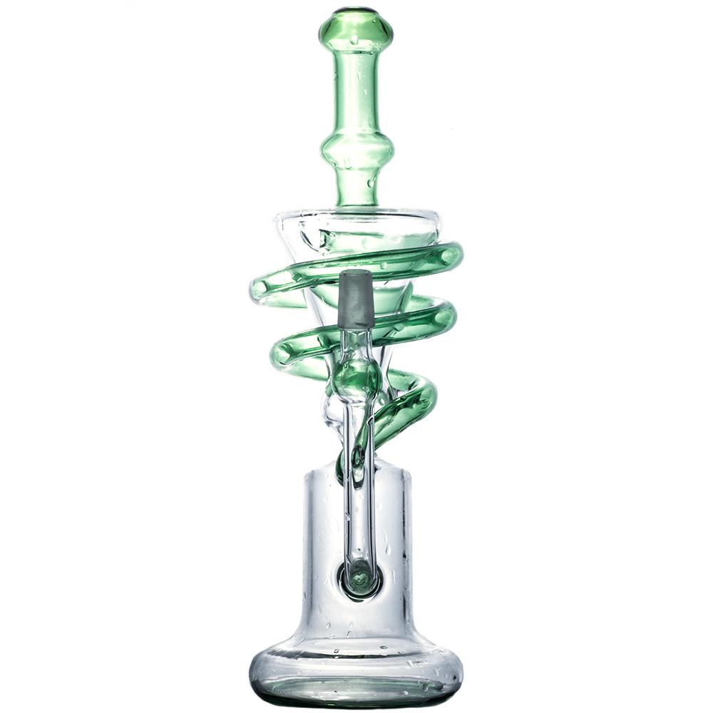 Spiral Perc Recycler Dab Rig
