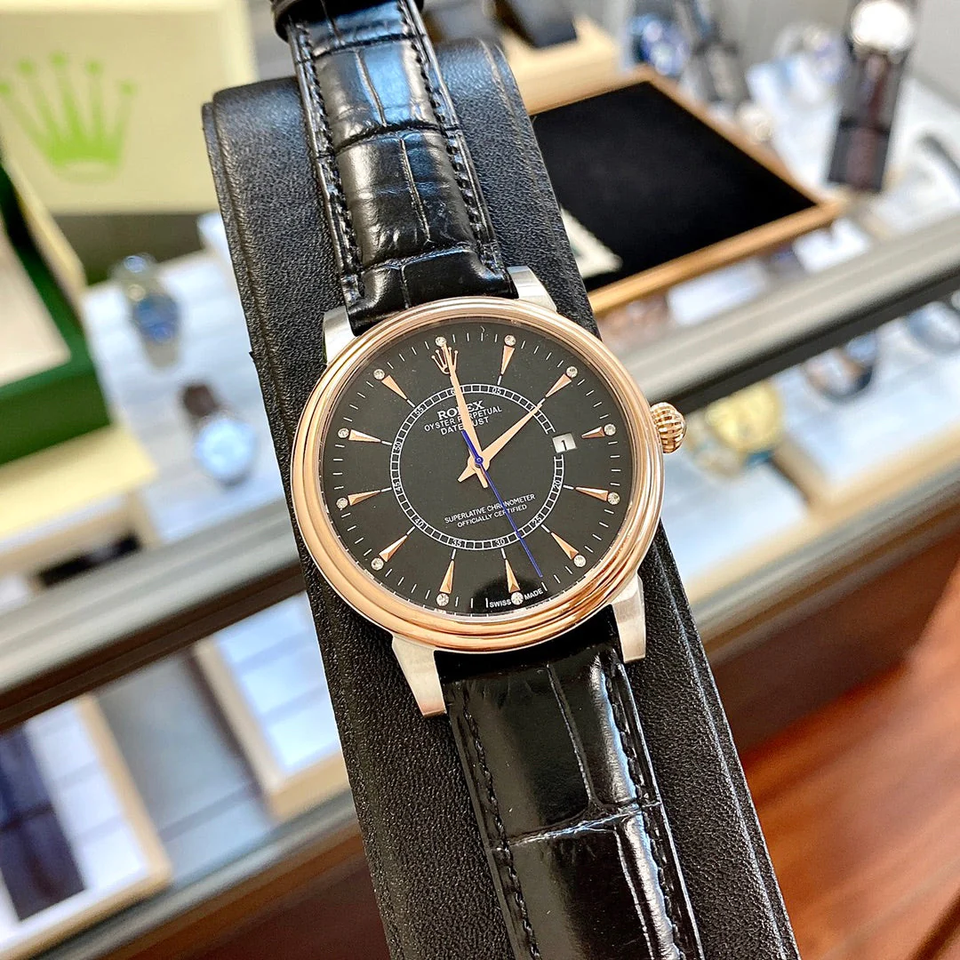 Rolex Watch DATEJUST 40MM LEATHER CORD
