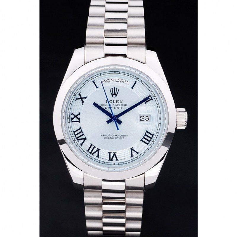 Replica Rolex Day-Date 42mm White Dial RL197