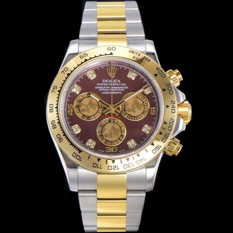 Rolex Watch DAYTONA CUSTOM TWO-TONE RED PEARL DIAL Watch