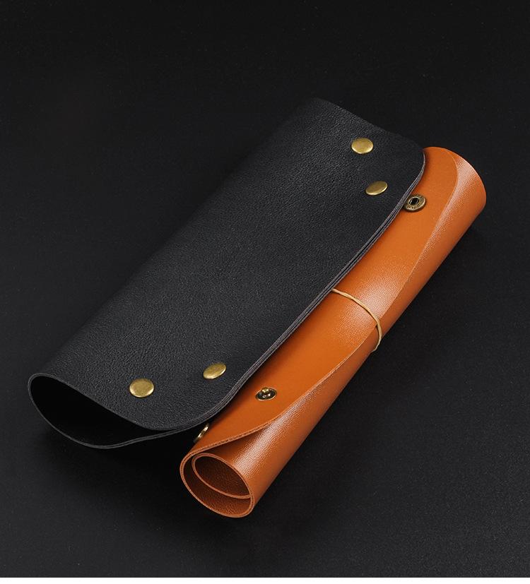 Foldable PU Leather Cut Tobacco Straw Rolling Tray