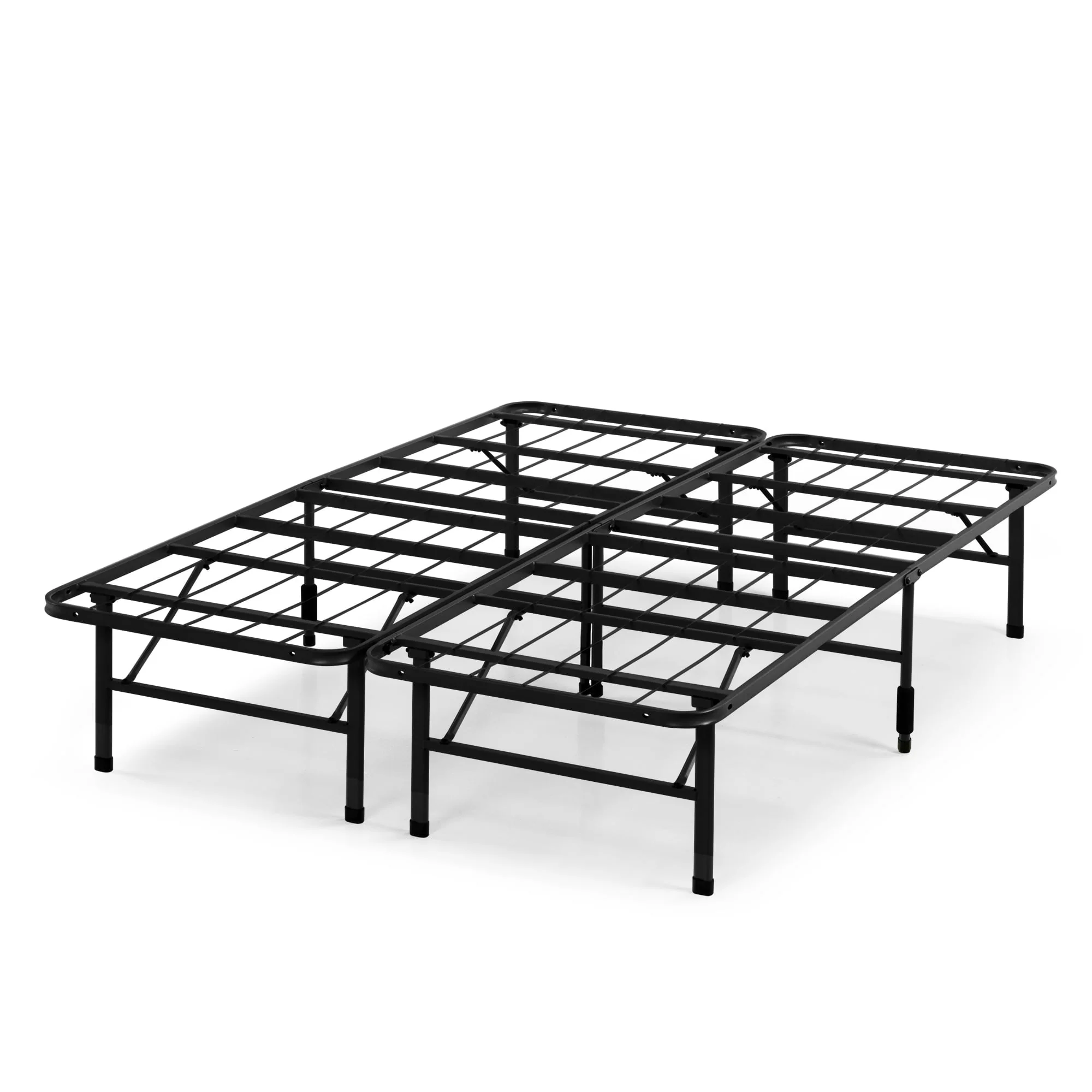 Zinus 14" Black Metal SmartBase® Tool-Free Assembly Mattress Foundation, King