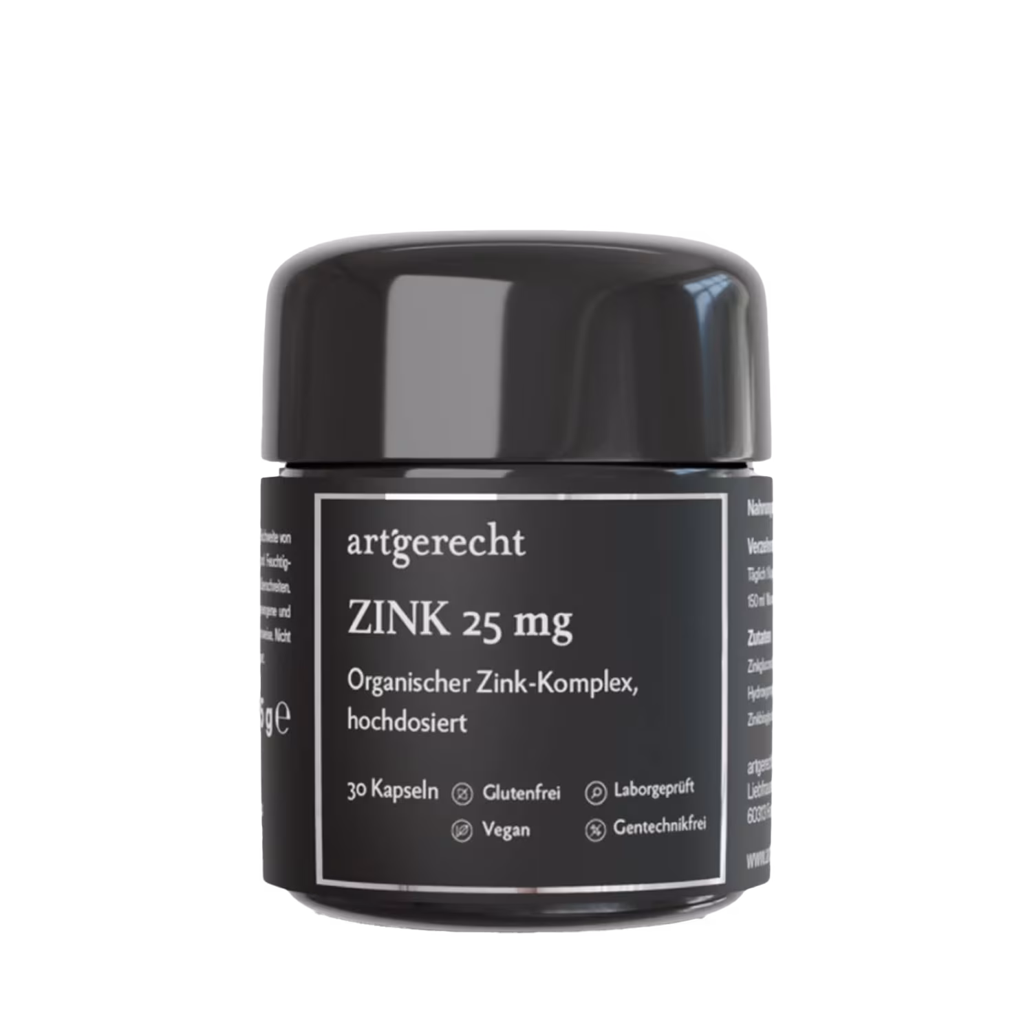 ZINK - hochdosiertes Zink mit 25 mg pro Kapsel