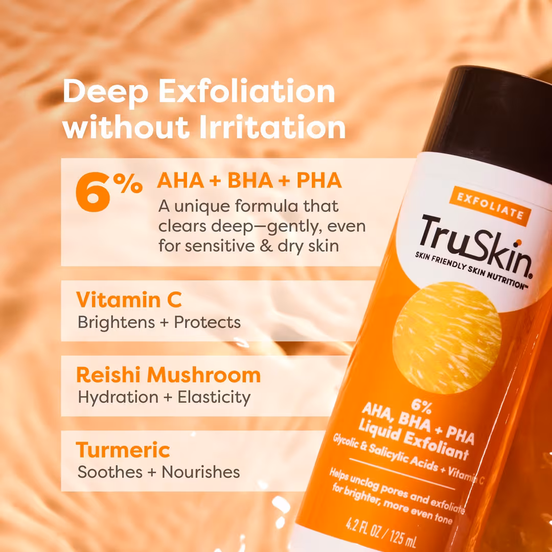 TruSkin  AHA BHA Toner with PHA & Vitamin C
