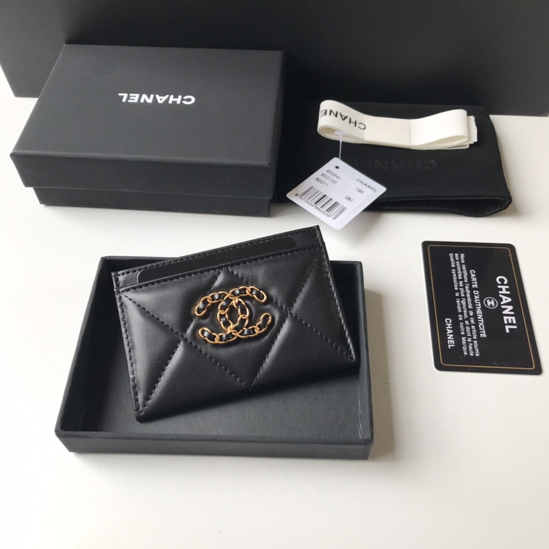 Chanel Wallets 19 CARD HOLDER