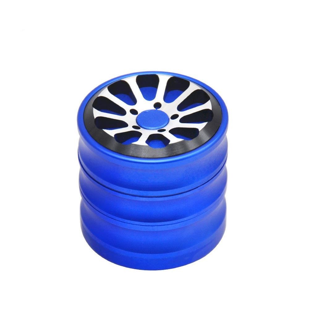 Wheel Aluminum Alloy Weed Grinder 4 Layer