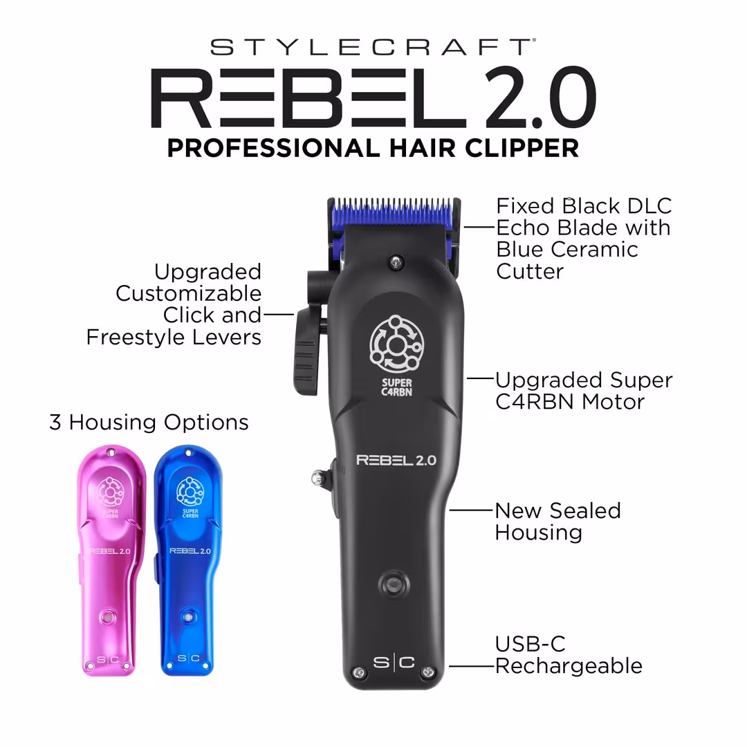 Stylecraft  Rebel 2.0 Professional Cordless Hair Clipper
