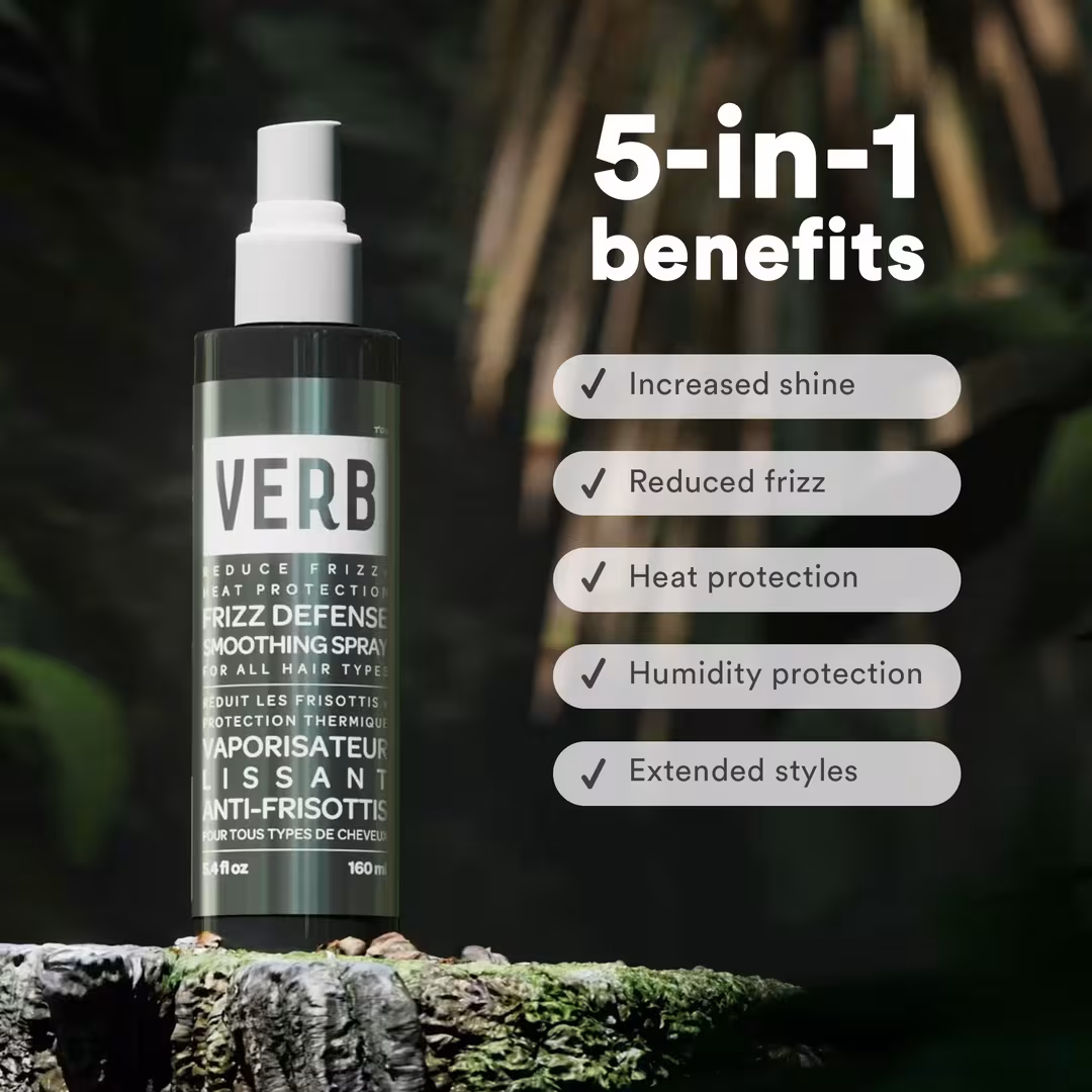 Verb  Frizz Defense 5-in-1 Smoothing Treatment Spray with Heat Protection