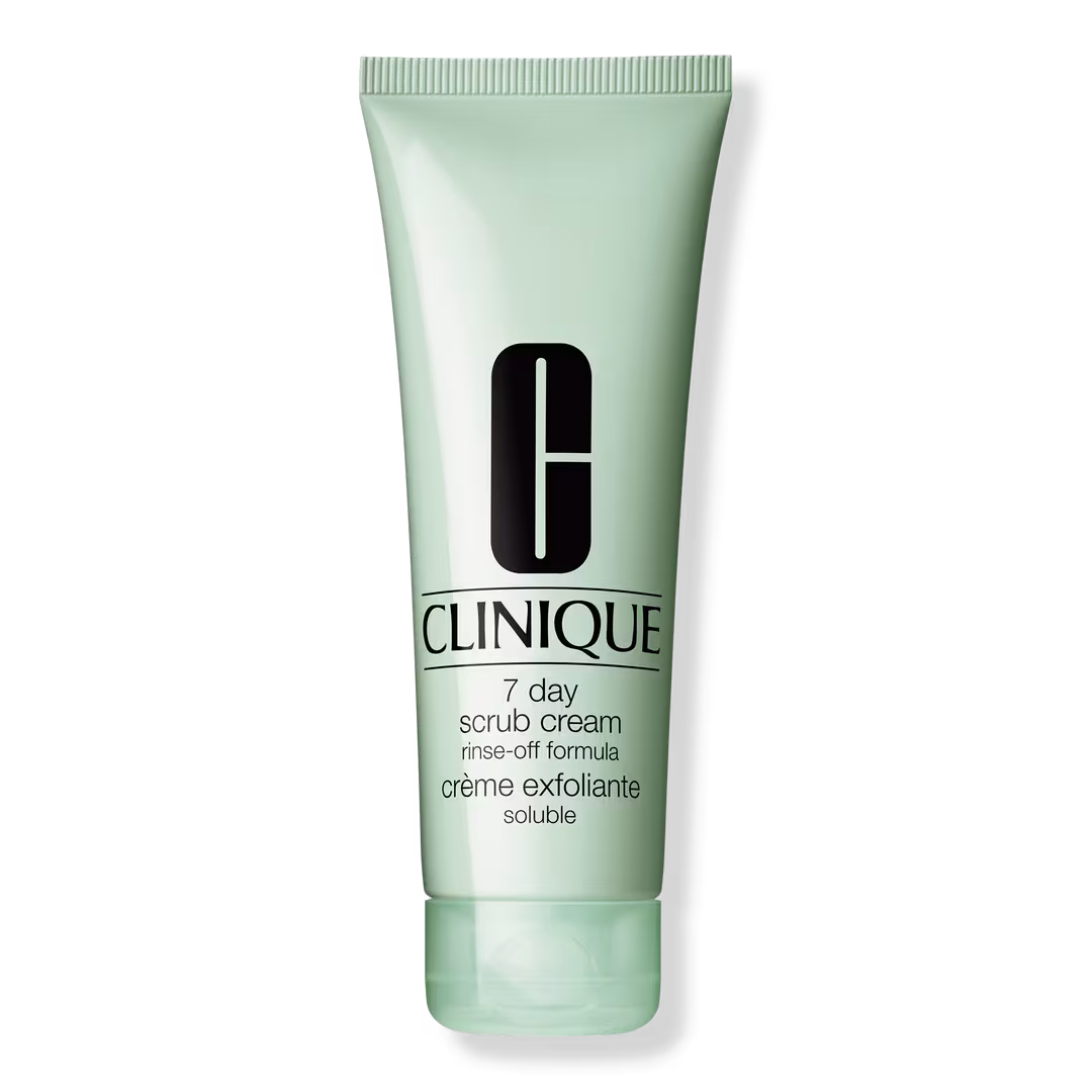 Clinique  7 Day Face Scrub Cream Rinse-Off Formula