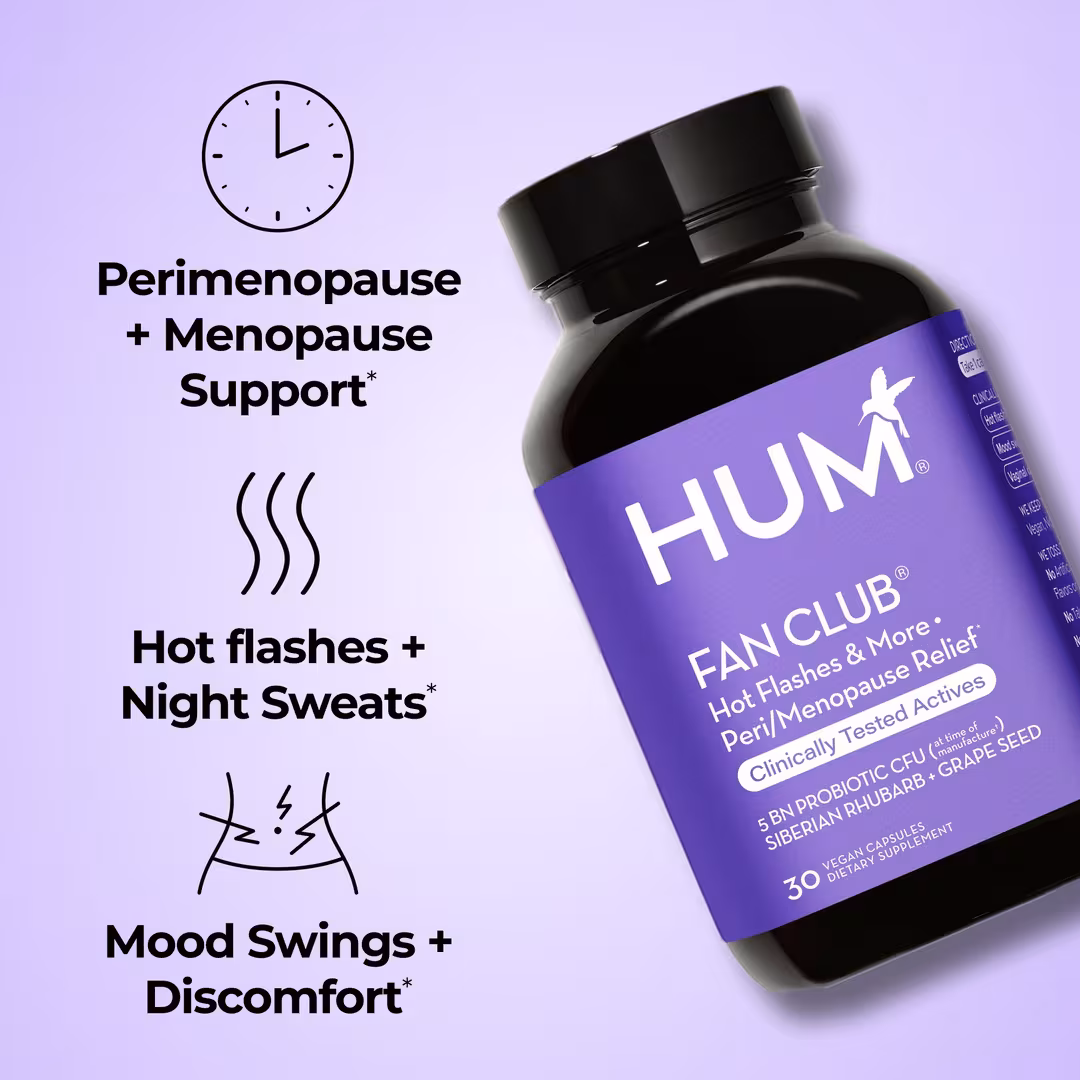 Hum Nutrition  Fan Club for Multi-Symptom Relief for Peri/Menopause