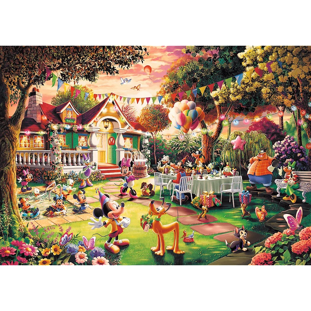 Puzzle Premium Plus Quality, Przyjęcie Urodzinowe Myszki Mickey 1000 El.