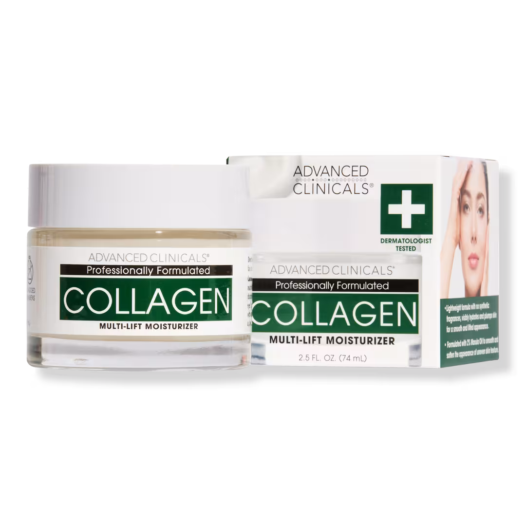 Advanced Clinicals  Collagen Multi Lift Moisturizer Face Gel Cream