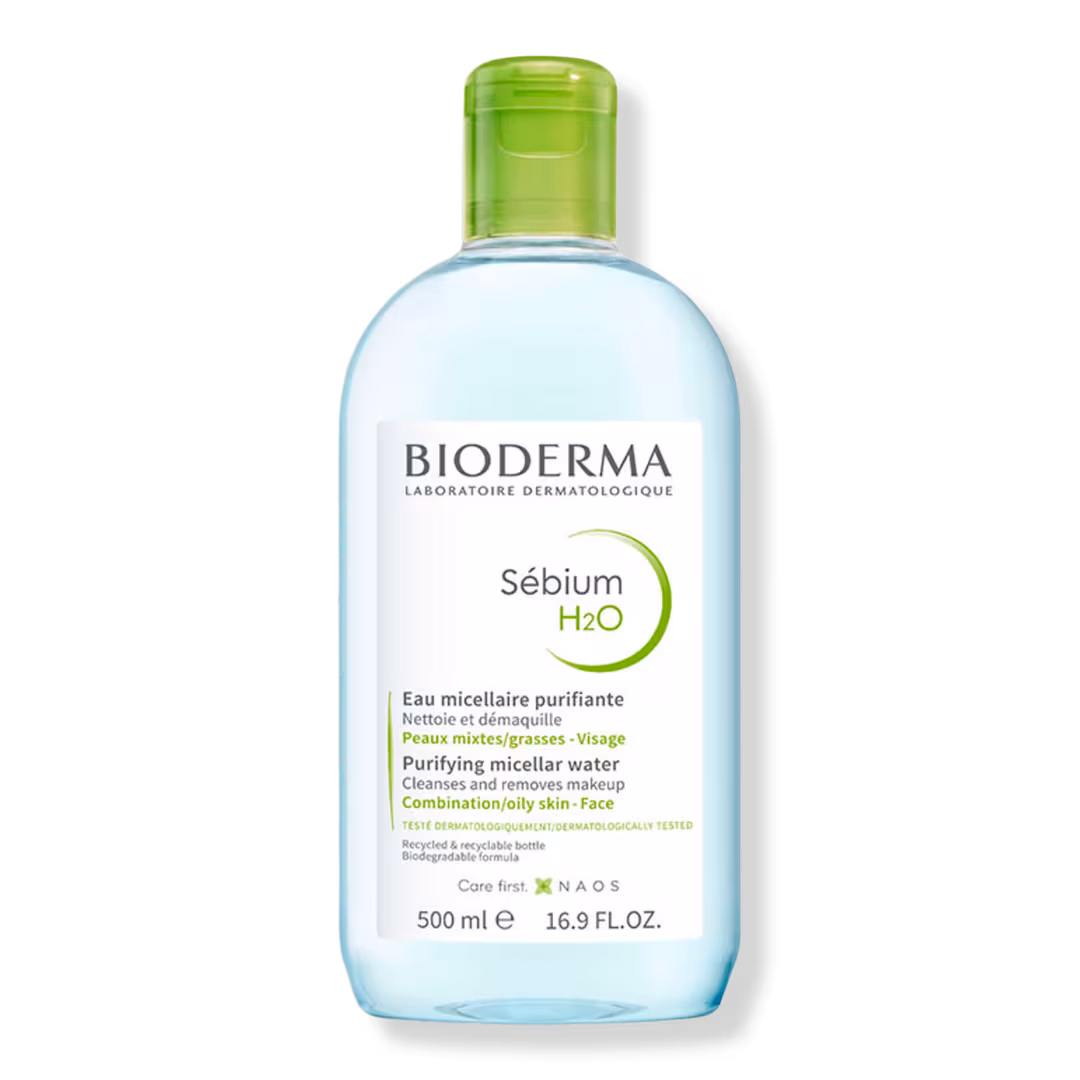 Bioderma  Sébium H2O Micellar Water Face Cleanser for Combination to Oily Skin