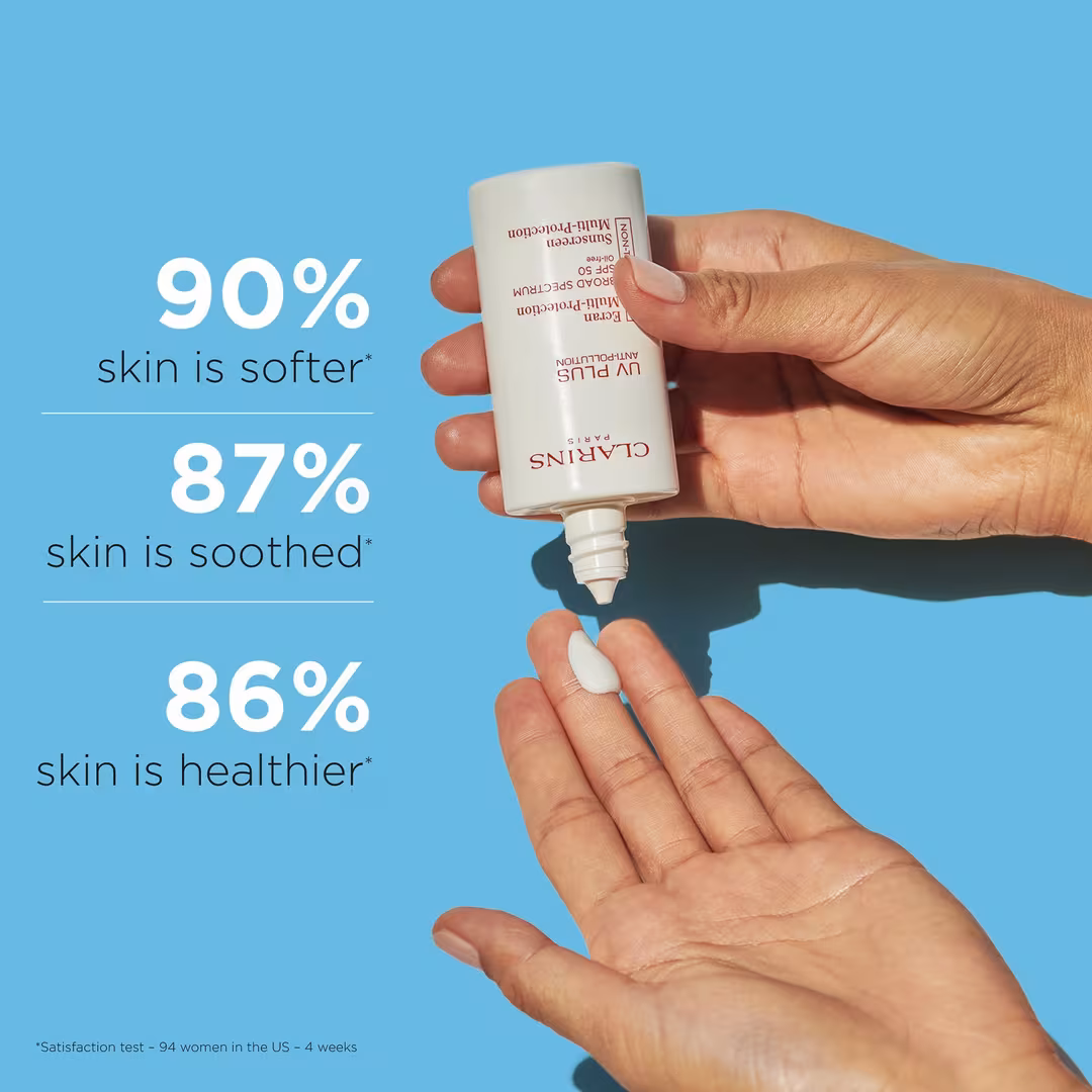 Clarins  UV Plus Anti-Pollution Antioxidant Face Sunscreen SPF 50