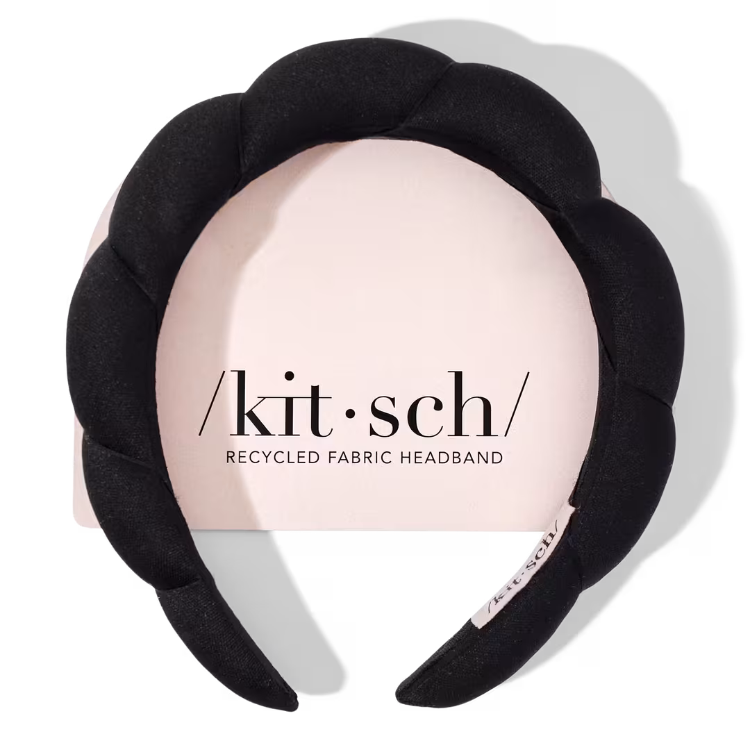 Kitsch  Recycled Fabric Puffy Headband