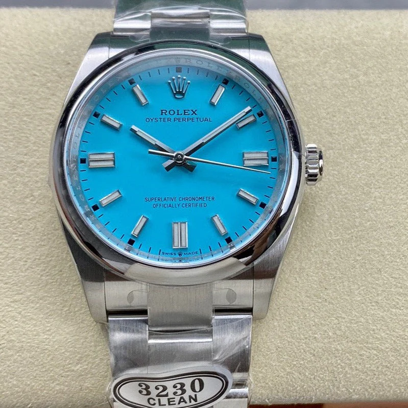 Rolex Watch OYSTER PERPETUAL 36MM STAINLESS STEEL SKY BLUE DIAL