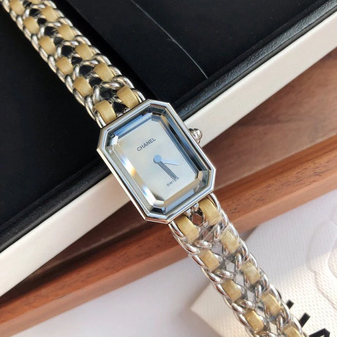Chanel Watch PREMIERE ROCK SILVER CASE BEIGE LEATHER