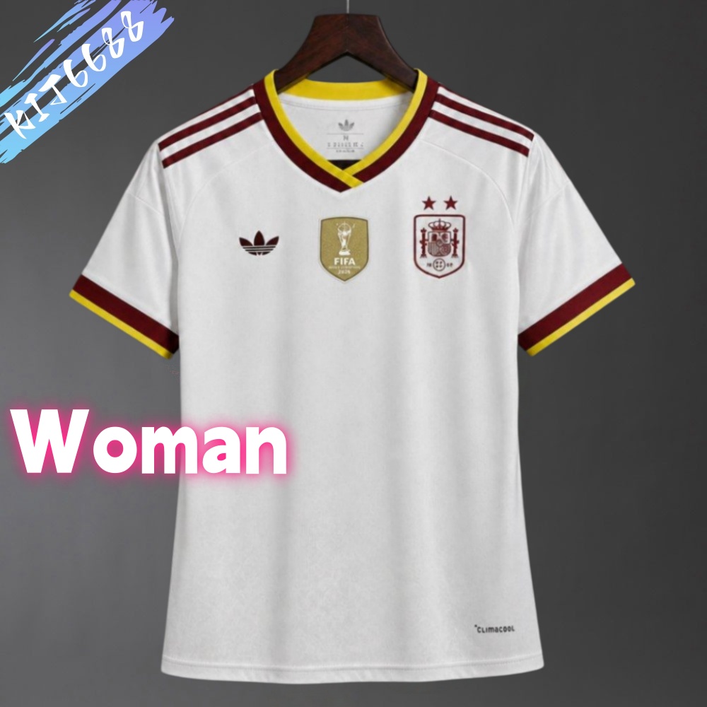 2026/2027 Spain Away 2 Star woman Football Shirt (Woman)