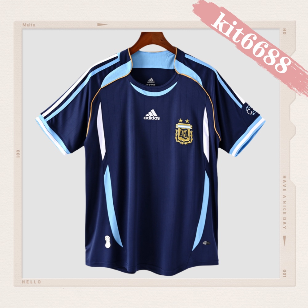2006 Argentina World Cup Away Retro Football Shirt