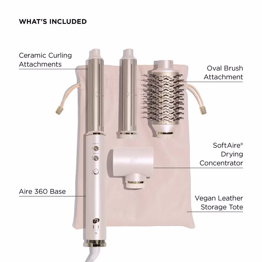 T3  Aire 360 Ceramic Dual Voltage Air Styler Blowout Kit