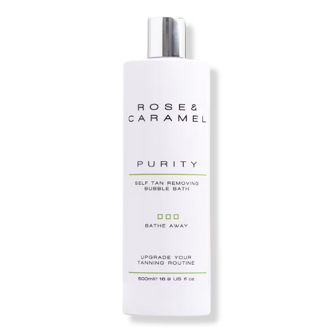 Rose and Caramel  Purity Self Tan Removing Bubble Bath