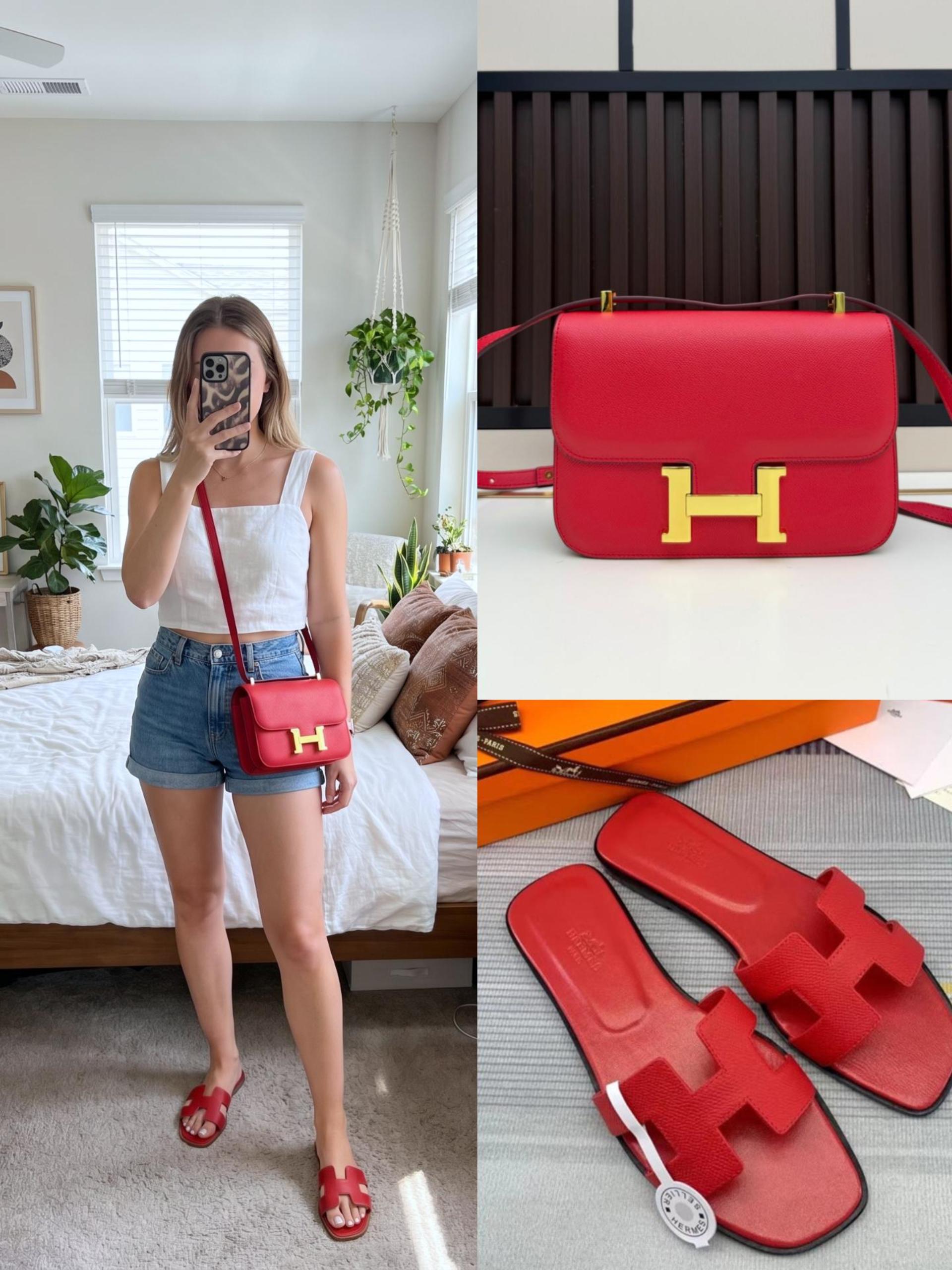 Hermès Shoes & Bag Set