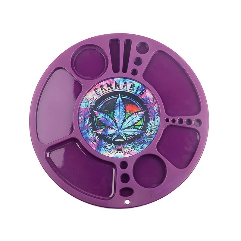 PP Cigarette Round Rolling Tray