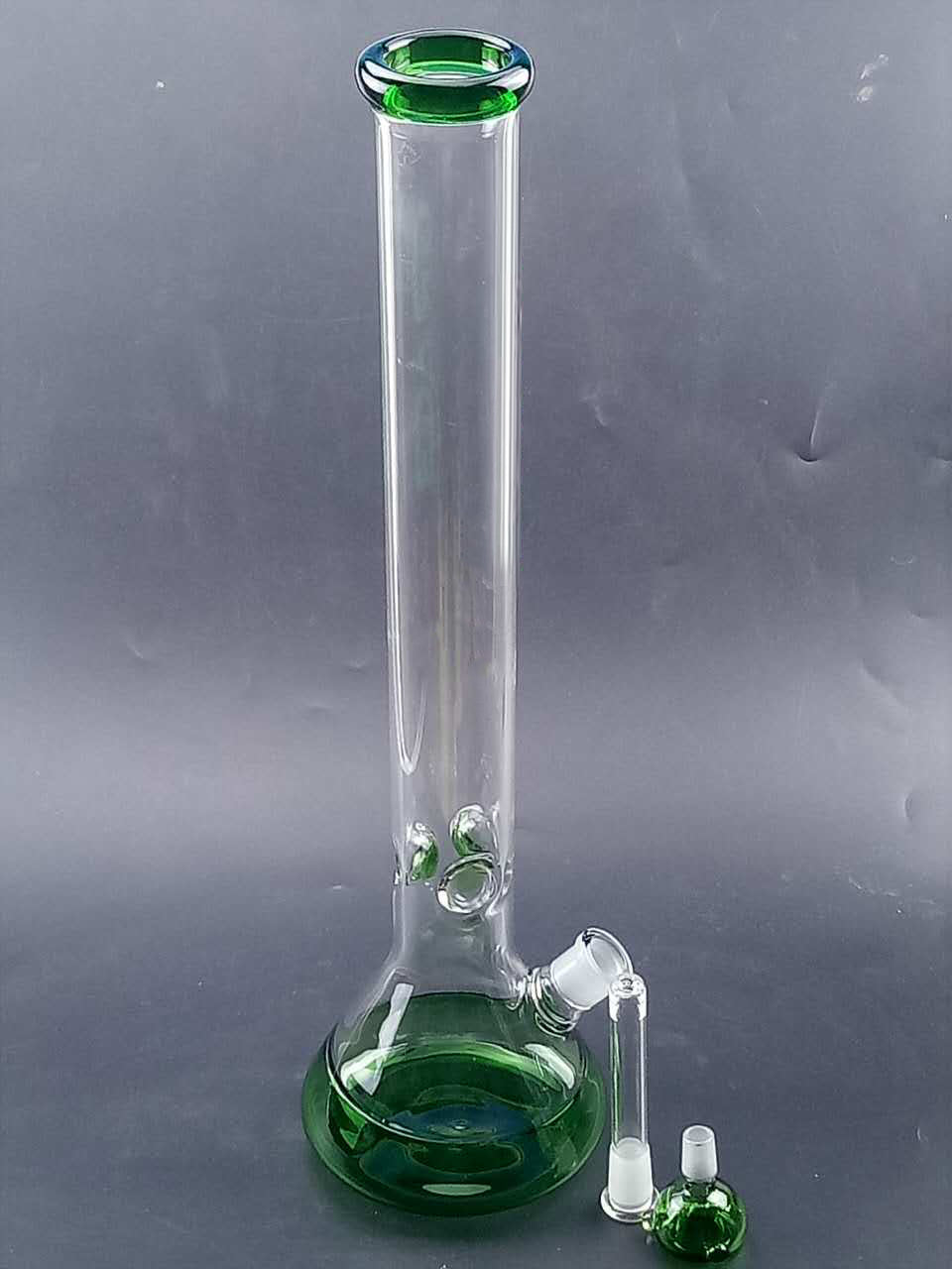 19 Straight Neck Glass Beaker Bong