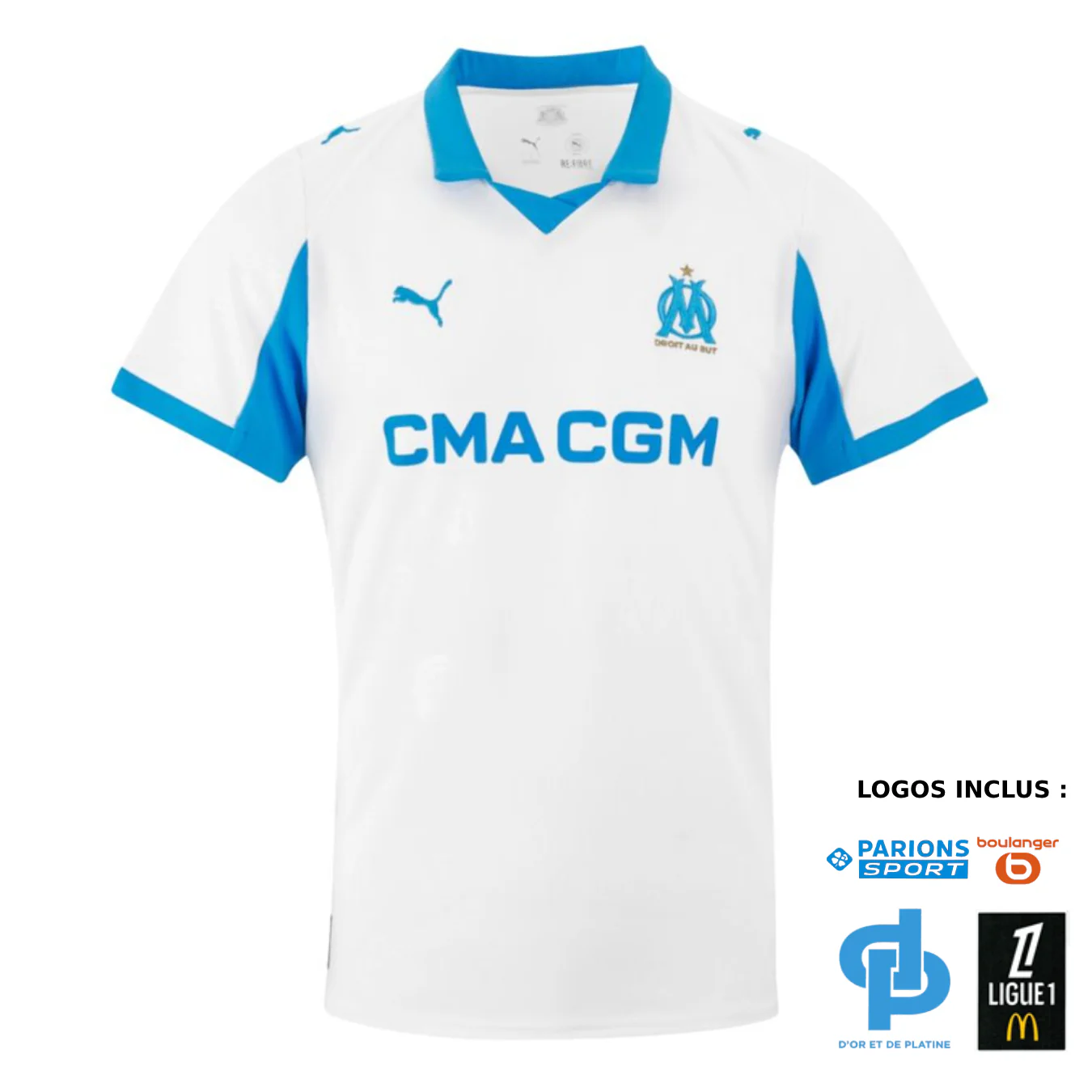 Marseille Jul D&P Home Jersey Men 2025 2026