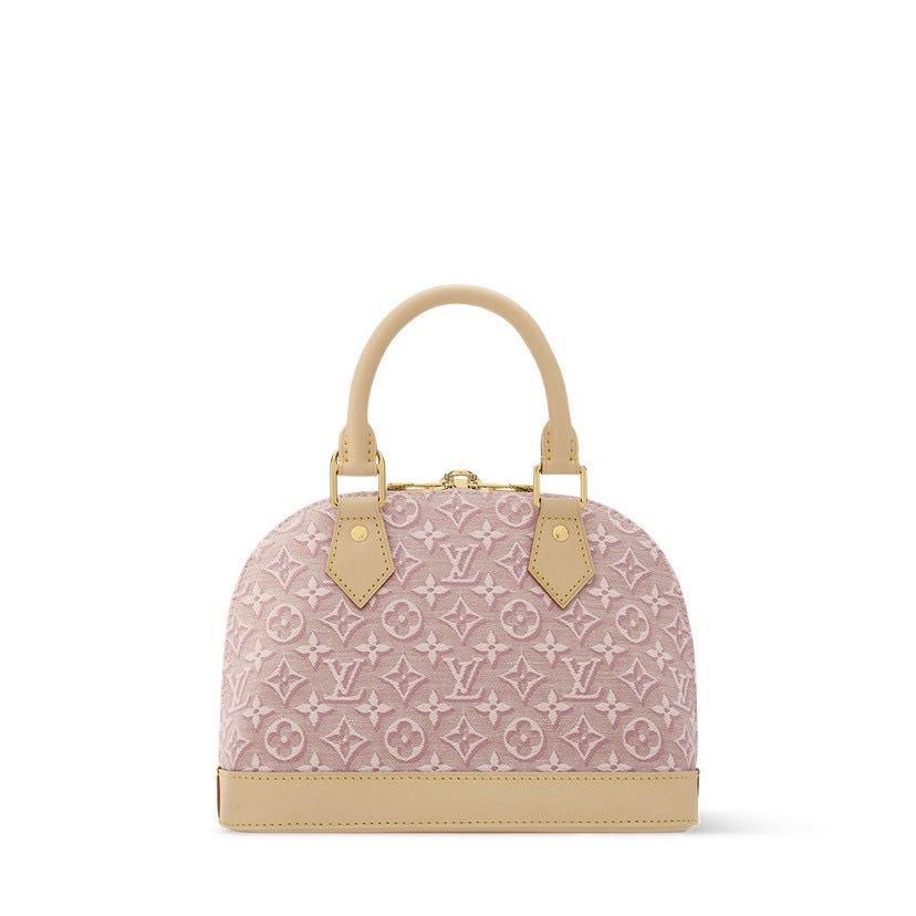 LV Alma BB Handbag Other Monogram Canvas Pink