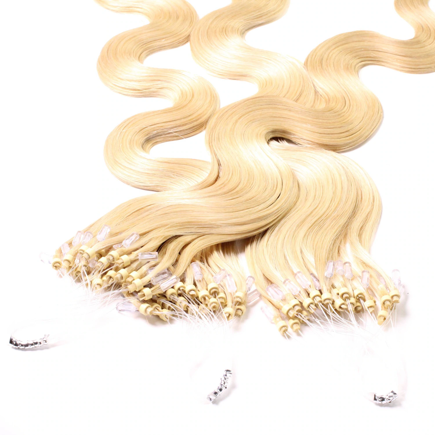 Microring Extensions Echthaar #9/0 Lichtblond 1g