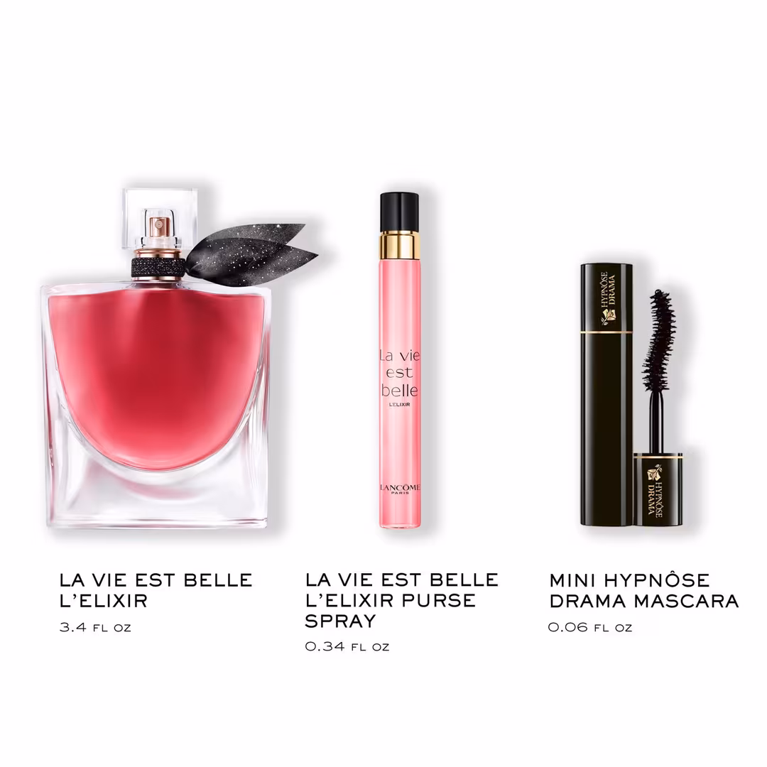 Lancôme  La Vie Est Belle L'Elixir Mother's Day Perfume Set with Hypnose Drama Mascara