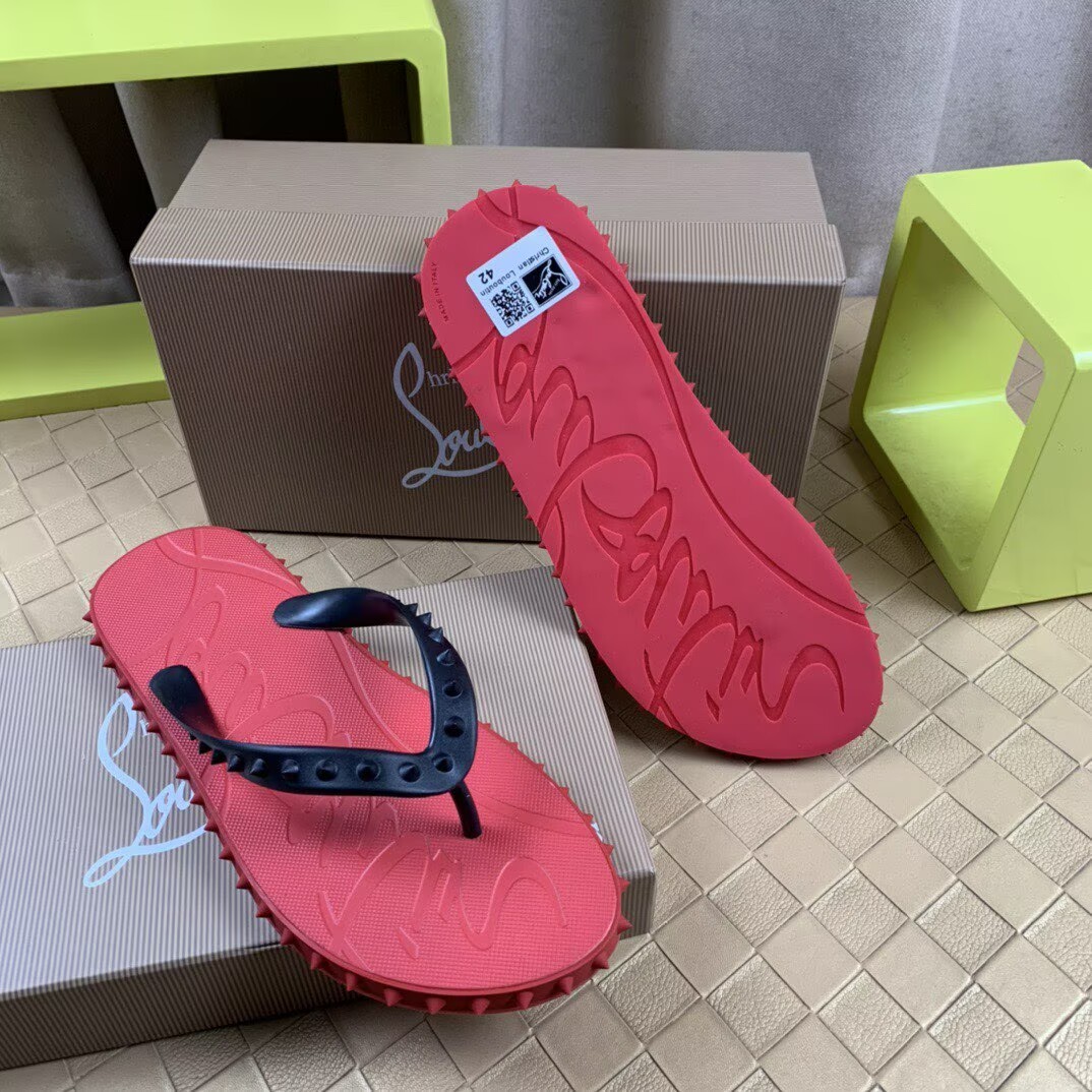 CHRISTIAN LOUBOUTIN SLIPPERS - CCSHOES