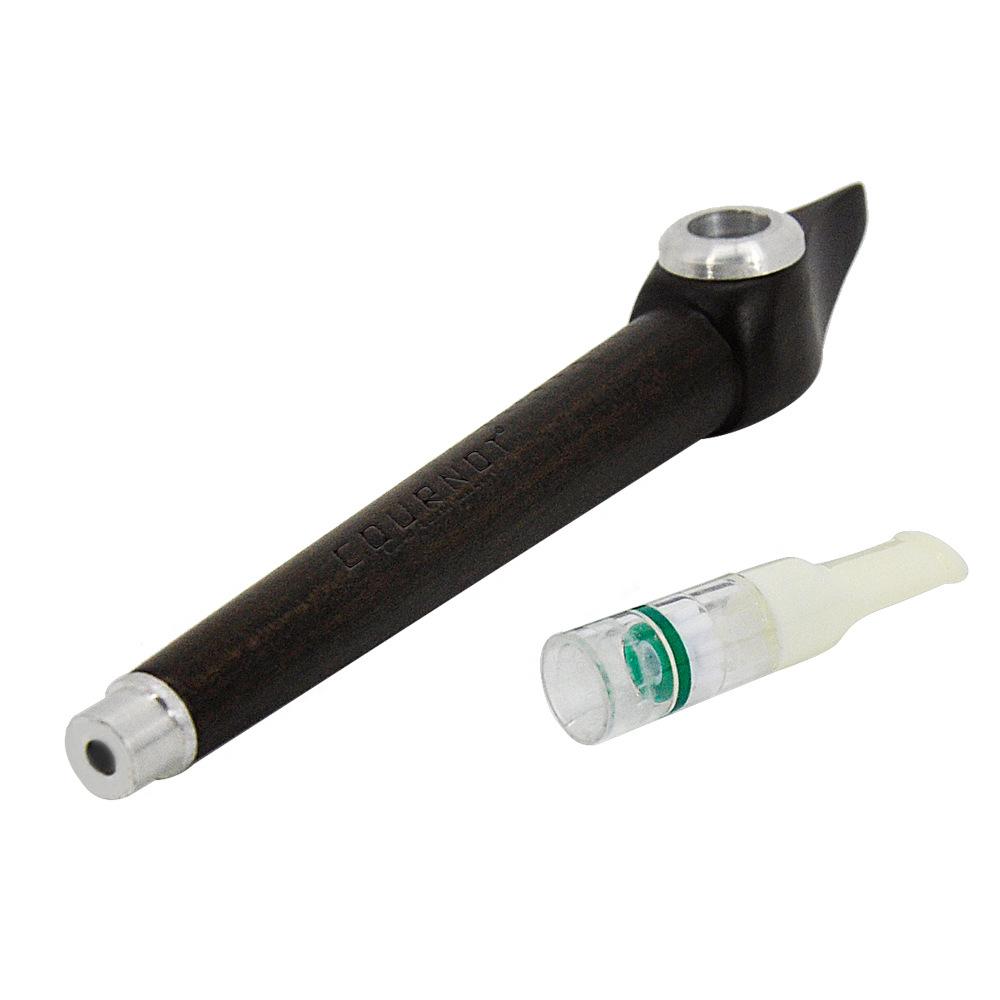 Rod Wooden Pipe w/ Acrylic Mouthpiece