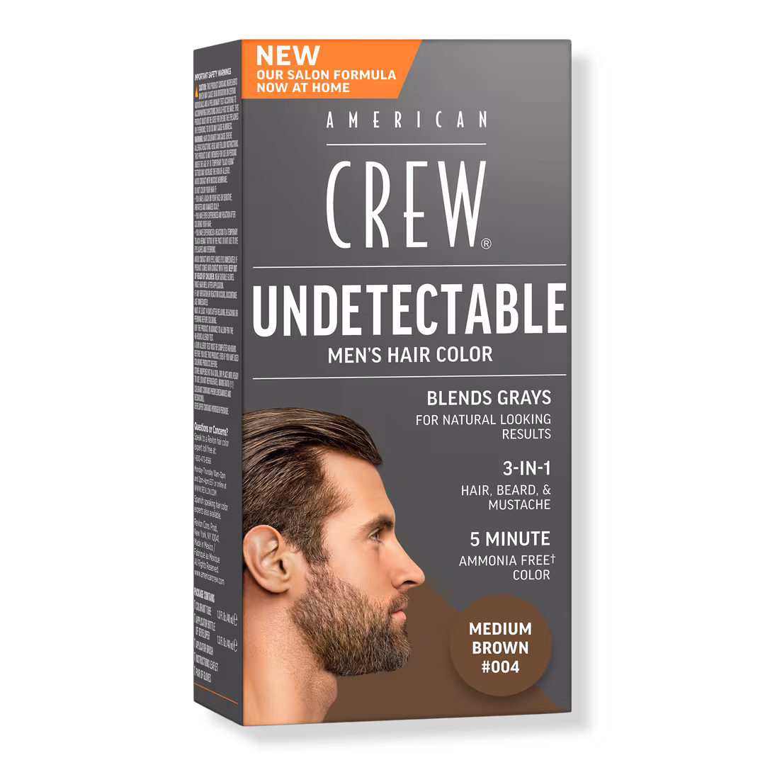 American Crew  Undetectable Men's Hair Color Demi-Permanent Hair Dye