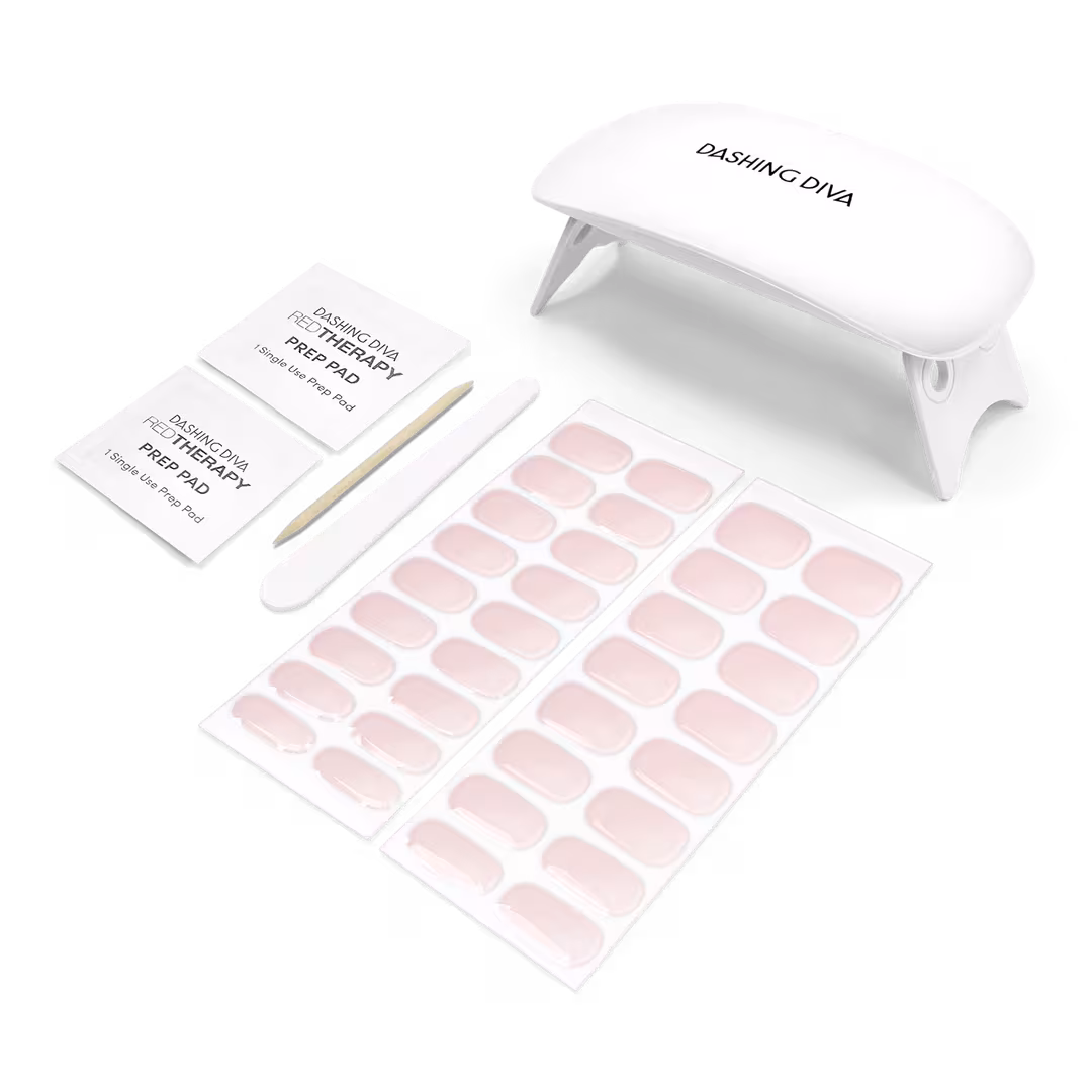 Dashing Diva  GLAZE, Starter Kit, Semi-Cured Gel Nail Strips