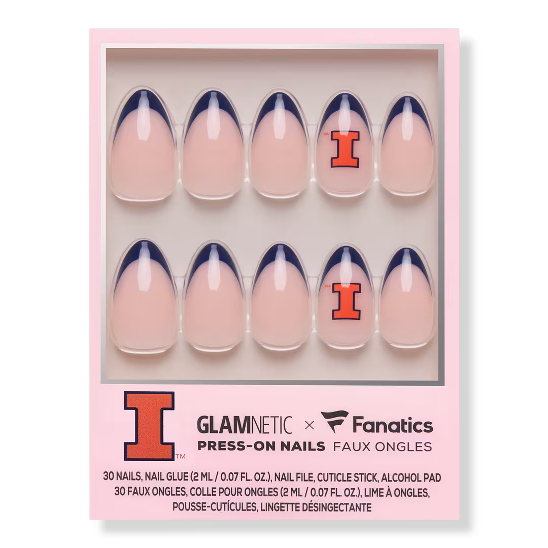 Glamnetic x Fanatics Nail  Illinois Fighting Illini Press-On Nails