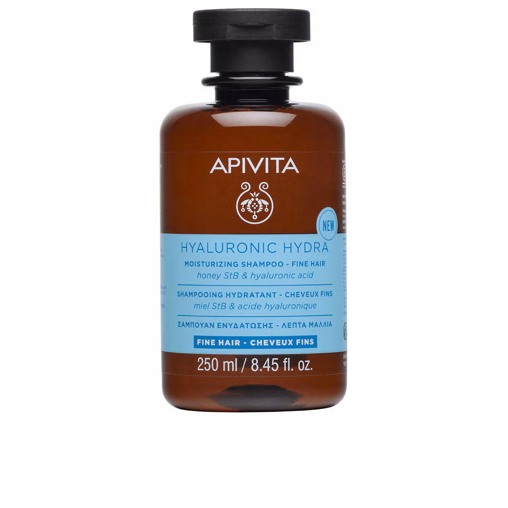FEUCHTIGKEITSSHAMPOO für feines Haar mit Hyaluronsäure, Aloe und Honig